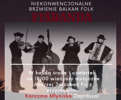 Kapela na żywo zakopane Fiśbanda Balkan folk Fiś